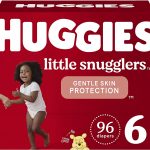 Baby Diapers Size 1 (8-14 lbs), 198ct, Huggies Little Snugglers Newborn Diapers